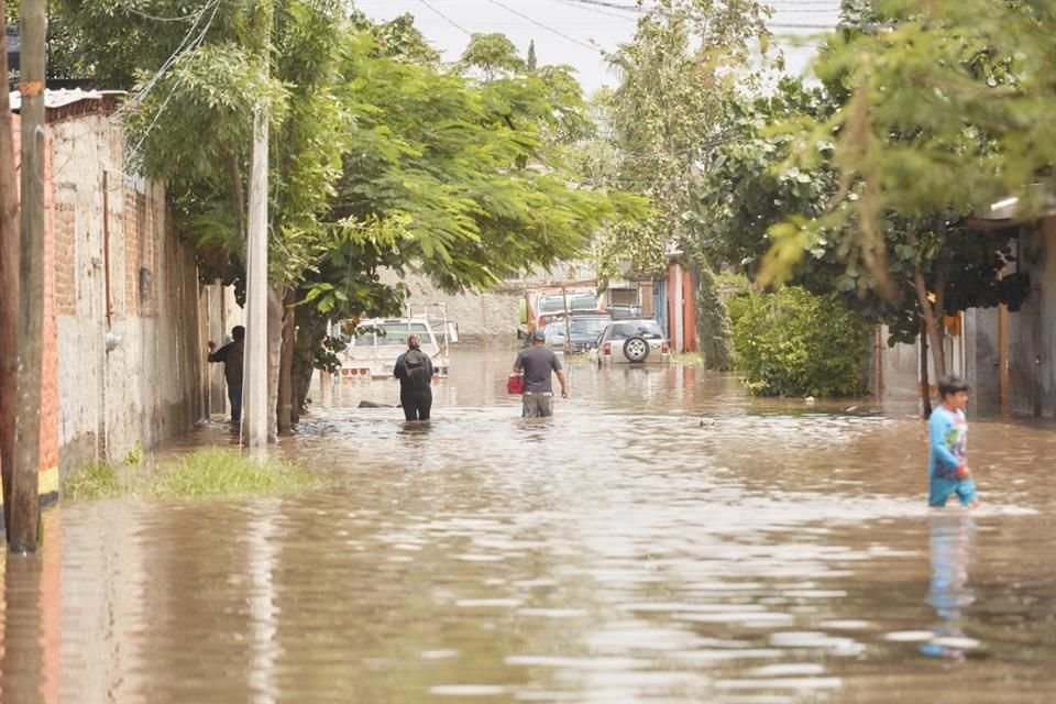 El Alcalde Quirino Velázquez afirmó que fue la lluvia más copiosa en la presente temporada.