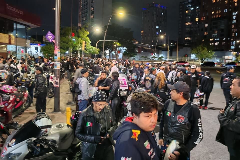 Más de 200 motociclistas rodaron para reclamar falta de avances en la investigación por la desaparición de Abraham Emanuel Pacheco Partida.