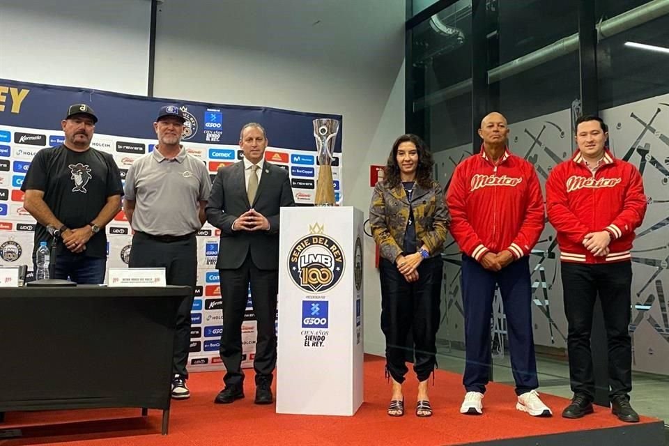 La LMB presentó ayer el trofeo que se le dará al campeón.