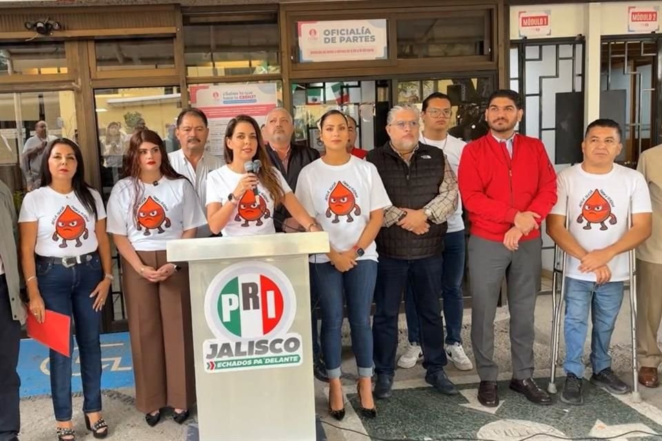 Laura Haro, presidenta del Comité Directivo Estatal del PRI.