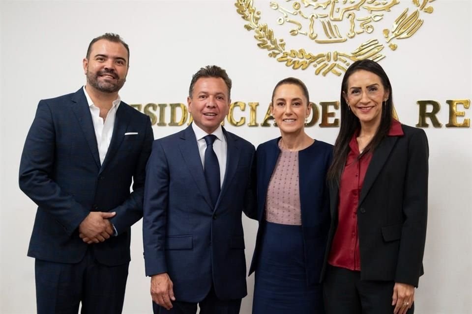 'Fue una reunión ejecutiva, en donde presenté a la Presidenta el Plan Estatal, en coordinación con la Secretaría de la Defensa y la Guardia Nacional', dijo Lemus.