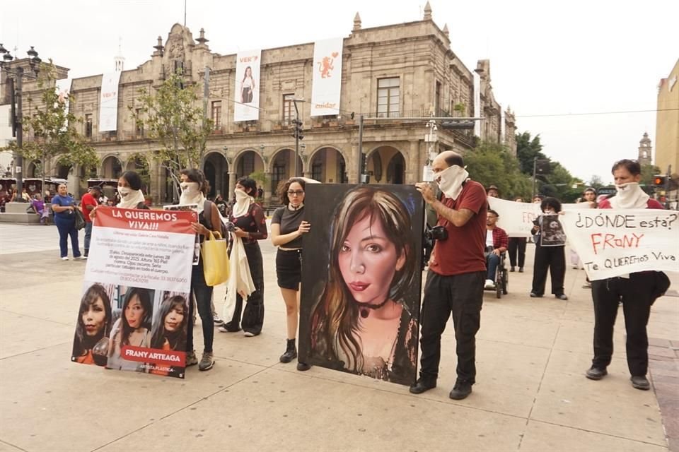 Amigos y familiares de 'Frany' han realizado marchas para exigir su localización.