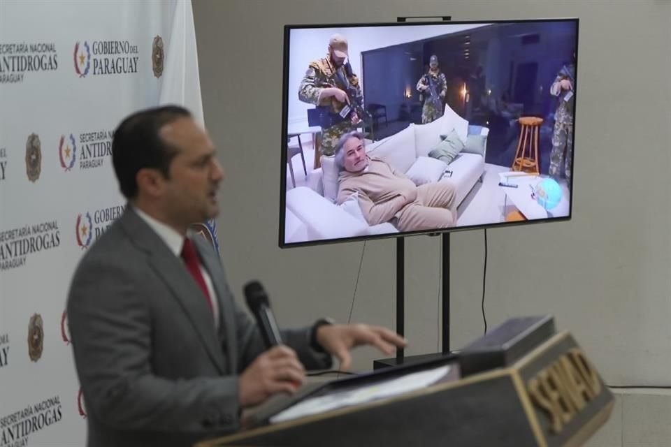Jalil Rachid, titular de Secretaría Antidrogas de Paraguay, recordó que el sobrino de Bermúdez también fue detenido en el país meses antes.