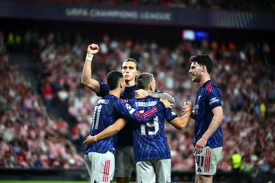 El Arsenal suma el primer triunfo en la Champions.