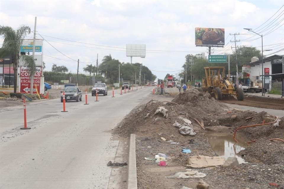 Con un avance de 66 por ciento, la Siop insistió que dentro de tres meses se concluirá el proyecto completo en Avenida Camino Real a Colima.