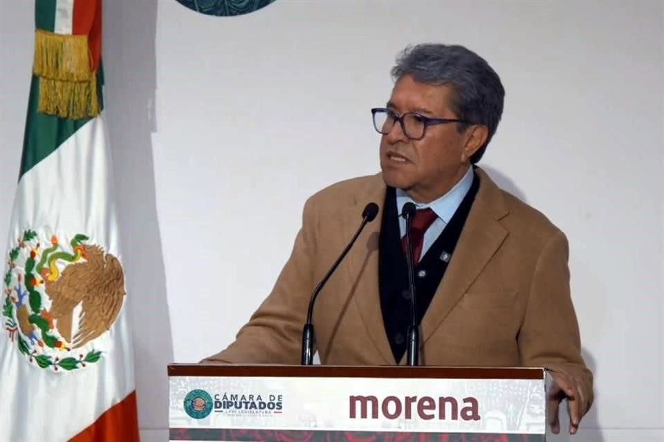 Monreal se manifestó a favor de la cooperación y el intercambio de información, como lo ha ofrecido el Ejecutivo federal.