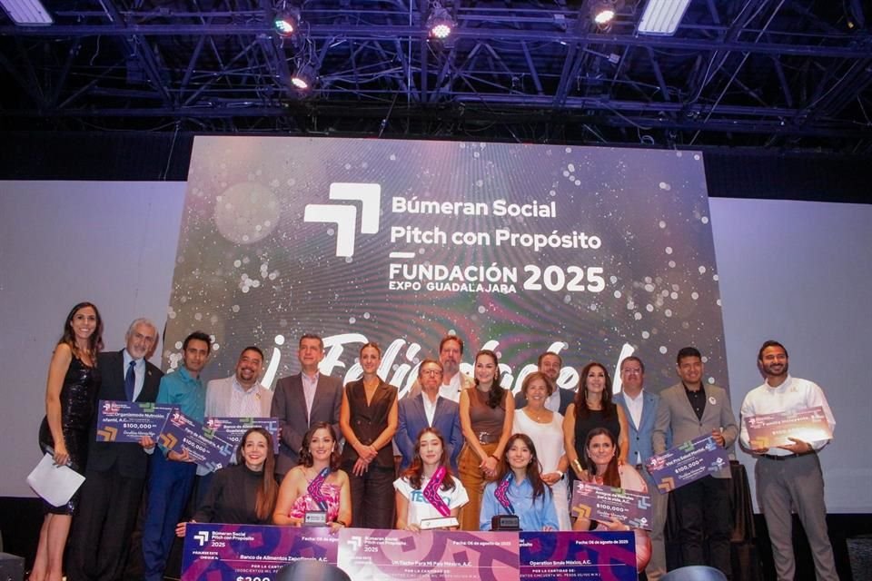 Una decena de asociaciones civiles serán beneficiadas con la repartición de un millón y medio de pesos del programa Búmeran Social, Pitch con Propósito.