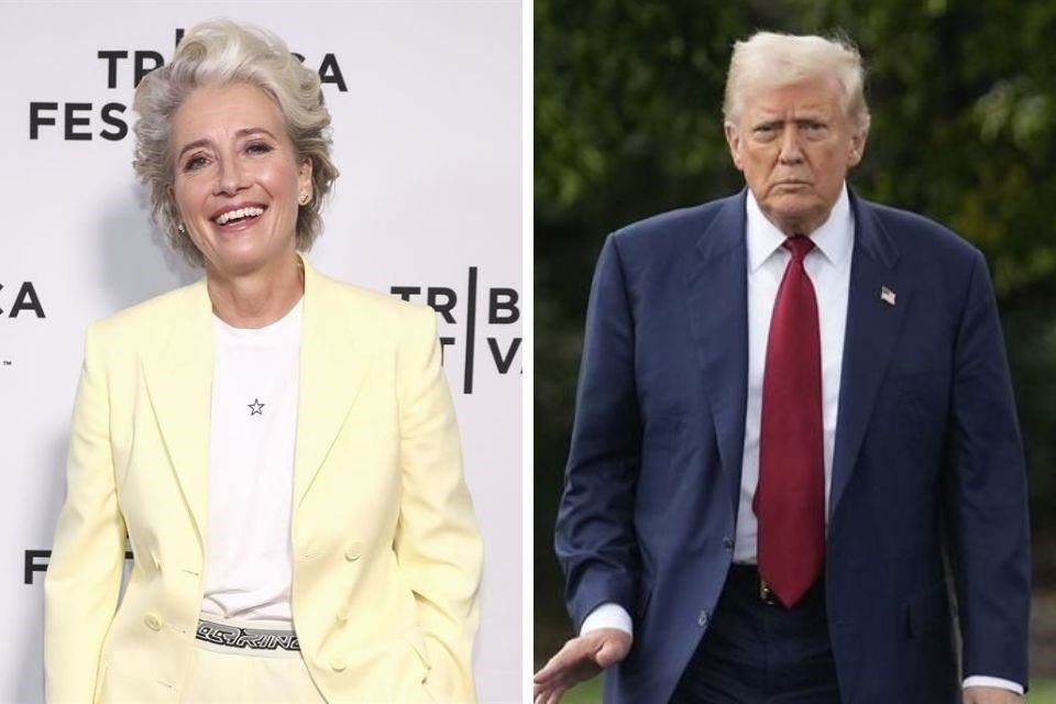 Emma Thompson contó que Donald Trump la llamó para invitarla a cenar y hospedarse en sus hoteles mientras filmaba 'Primary Colors'.