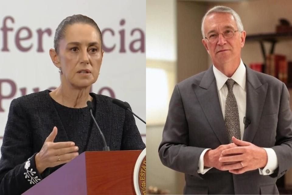 Sheinbaum dijo al Salinas Pliego que pague los impuestos que debe al Gobierno, así como sus deudas con inversionistas y fondos de EU.