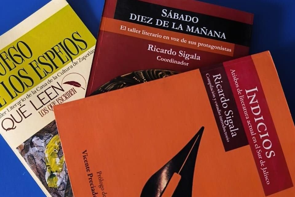 Algunas de las publicaciones del Taller Literario de Zapotlán El Grande.