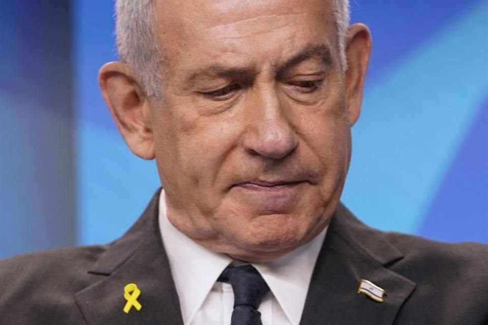 El Primer Ministro Benjamin Netanyahu durante una conferencia de prensa en Jerusalén, el 15 de septiembre del 2025.