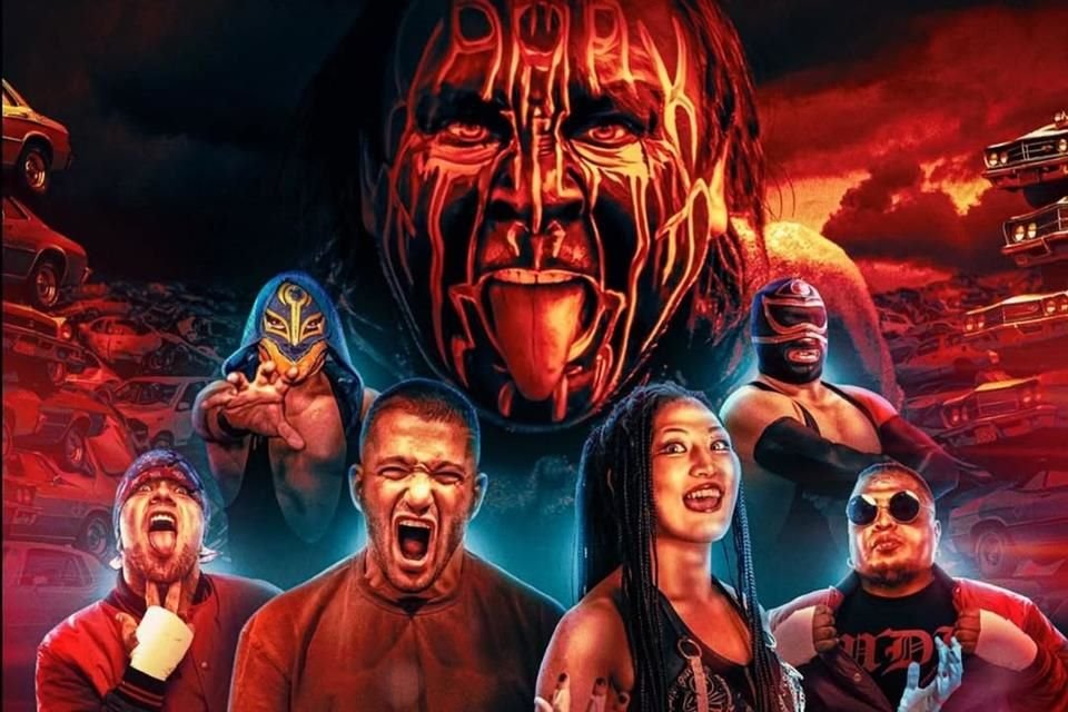 En imágenes y video compartidas por fans mexicanos y por los propios realizadores, se ve a Michael en el combate junto a Cíclope, Miedo Extremo y Rina Yamashita, entre otros luchadores.