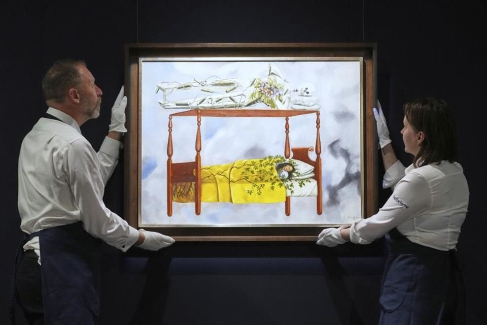 Con un precio estimado de entre 40 y 60 millones de dólares, 'El sueño (La cama)' podría superar el precio más alto para una obra de cualquier artista mujer cuando salga a subasta el 8 de noviembre.