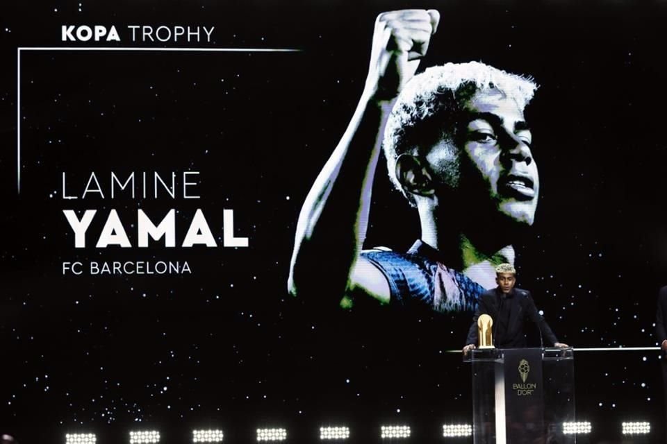 Yamal ganó el premio a mejor jugador joven.