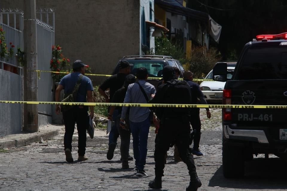 En la escena del crimen quedó un indicio de los disparos, el cual fue asegurado.