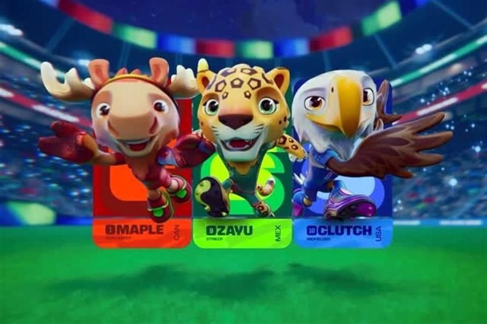 Las mascotas mundialistas.