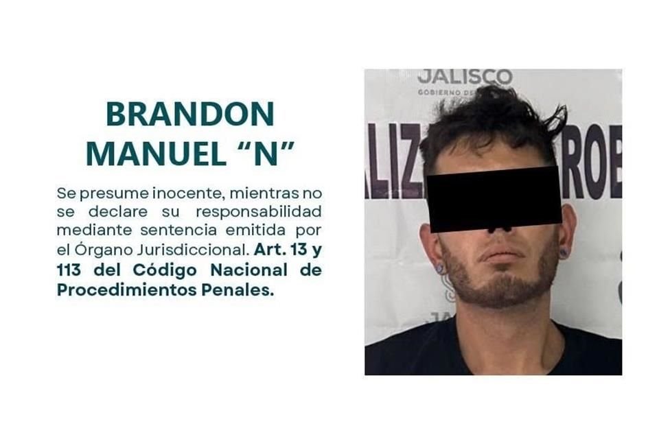 Brandon fue el único detenido por los hechos.