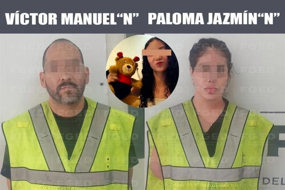 Fiscalía de Durango detuvo a Paloma 'N' y Víctor 'N', madre y padrastro de la menor que falleció el sábado pasado posterior a una cirugía estética.