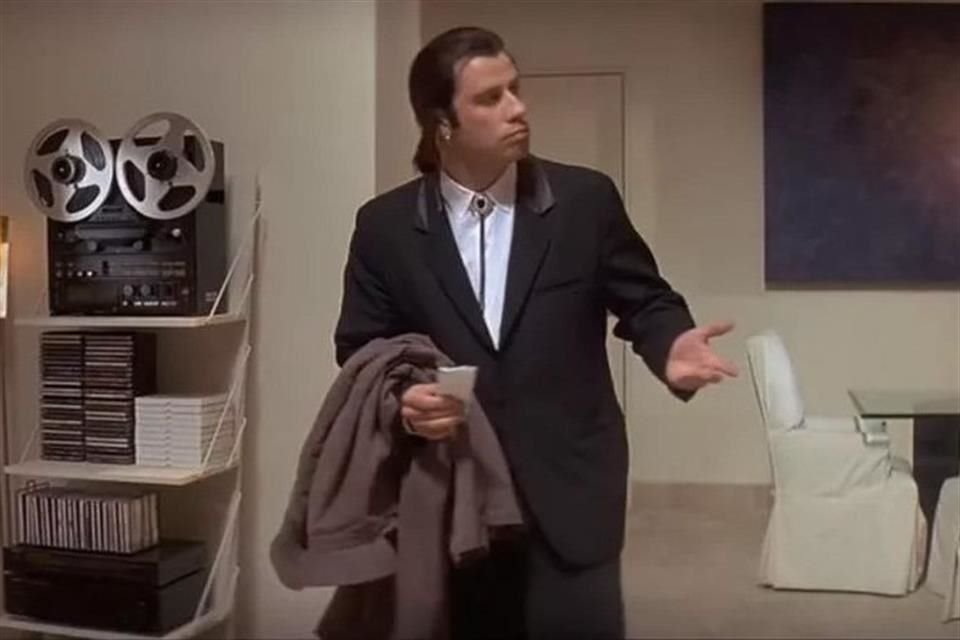 John Travolta en 'Pulp Fiction', película que relanzó su carrera.
