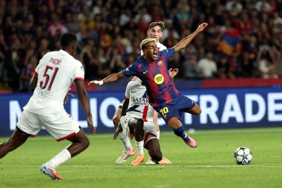 Lamine Yamal regresó tras superar una lesión.