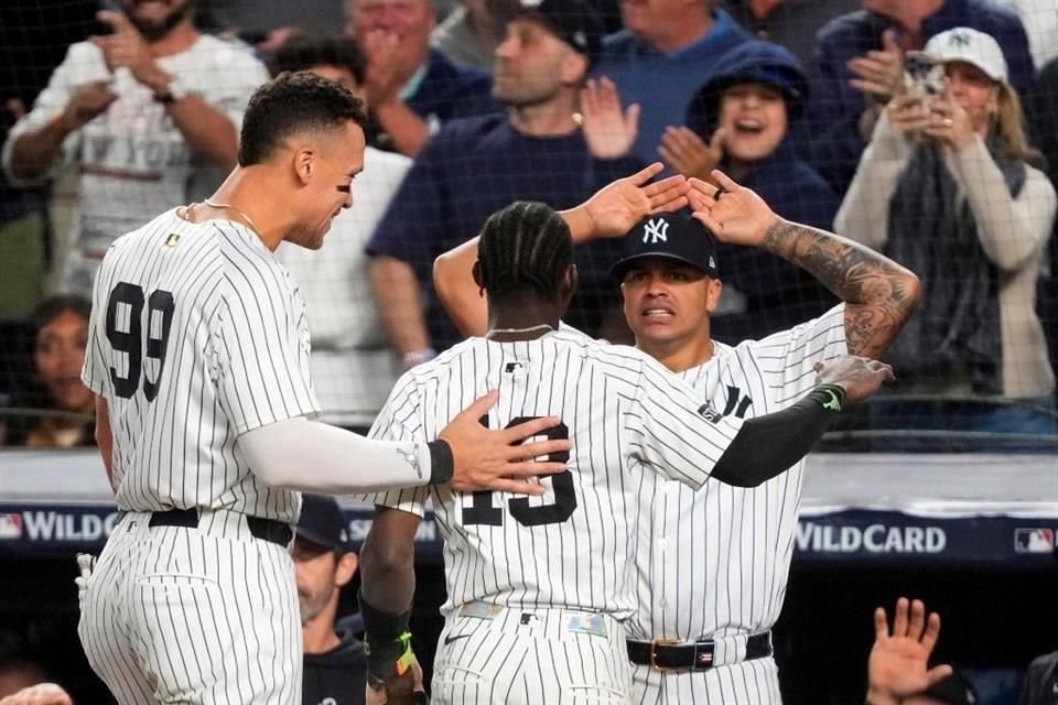 Los Yankees buscarán pegar este jueves para avanzar a la Serie Divisional.