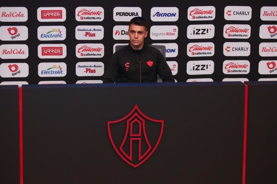 Mateo García llegó al Atlas en el Apertura 2023.