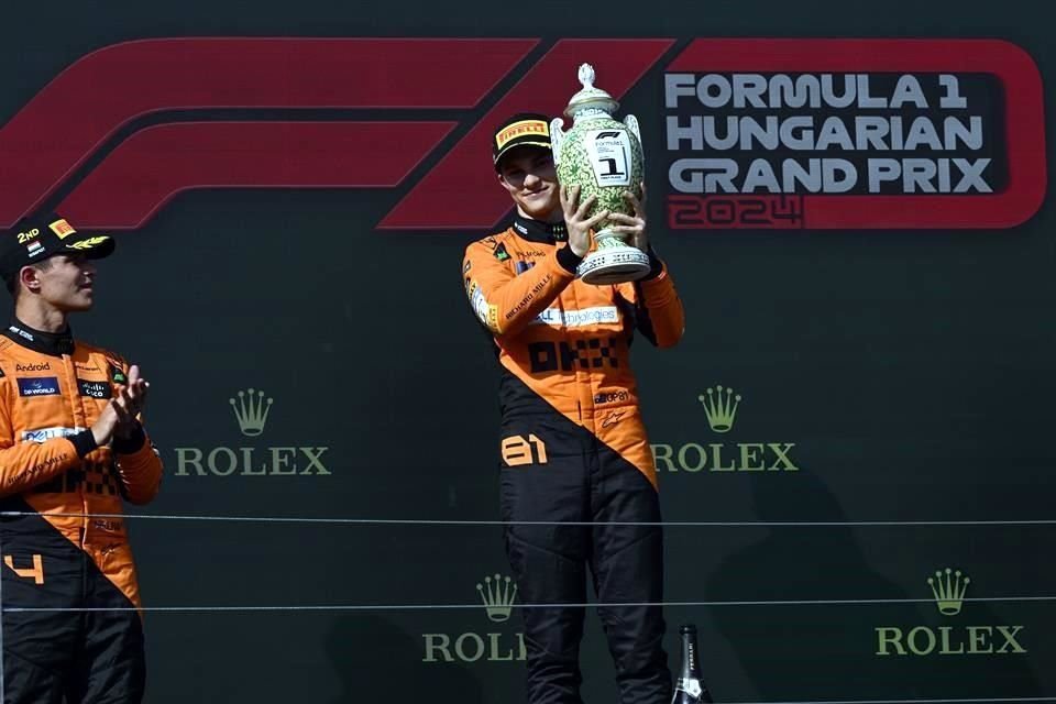 Oscar Piastri sorprendió al mundo de la F1 al ganar su primer Gran Premio, y fue en Hungría en 2024.