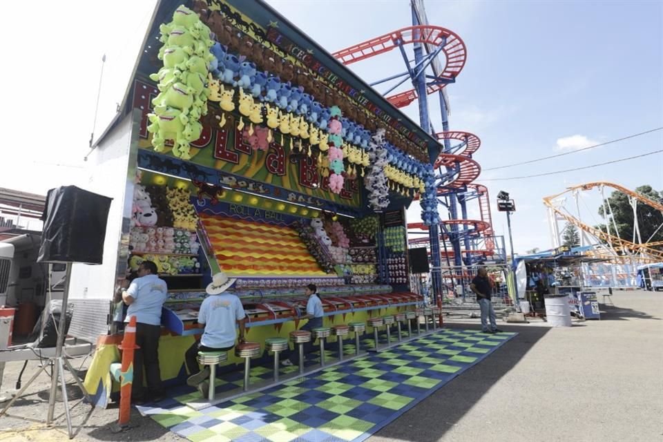 Ya todo está listo para la diversión en las Fiestas de Octubre.