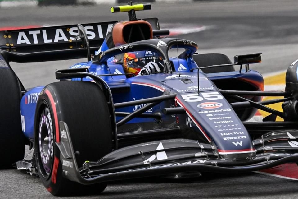 Carlos Sainz Jr. y Alex Albon saldrán desde los últimos lugares para el GP de Singapur por sobrepasar la abertura del alerón trasero.