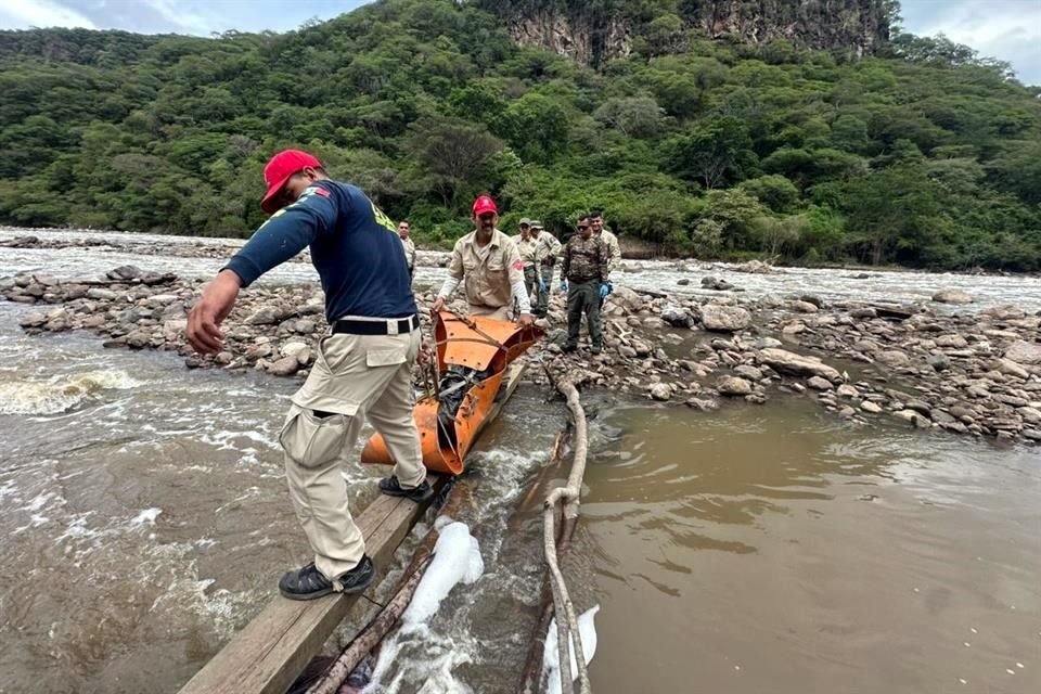 Un torso humano fue recuperado en el cauce del Río Santiago, a la altura de la hidroeléctrica.