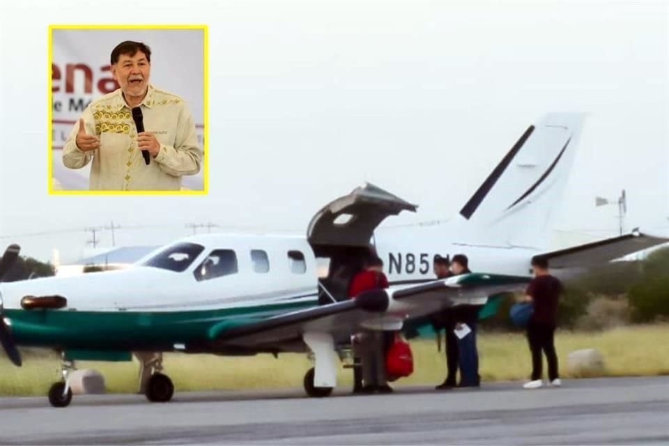 Aunque la Presidenta ha afirmado que los viajes lujosos no tiene que ver con la 4T, Gerardo Fernández Noroña fue captado en un avión nada austero.