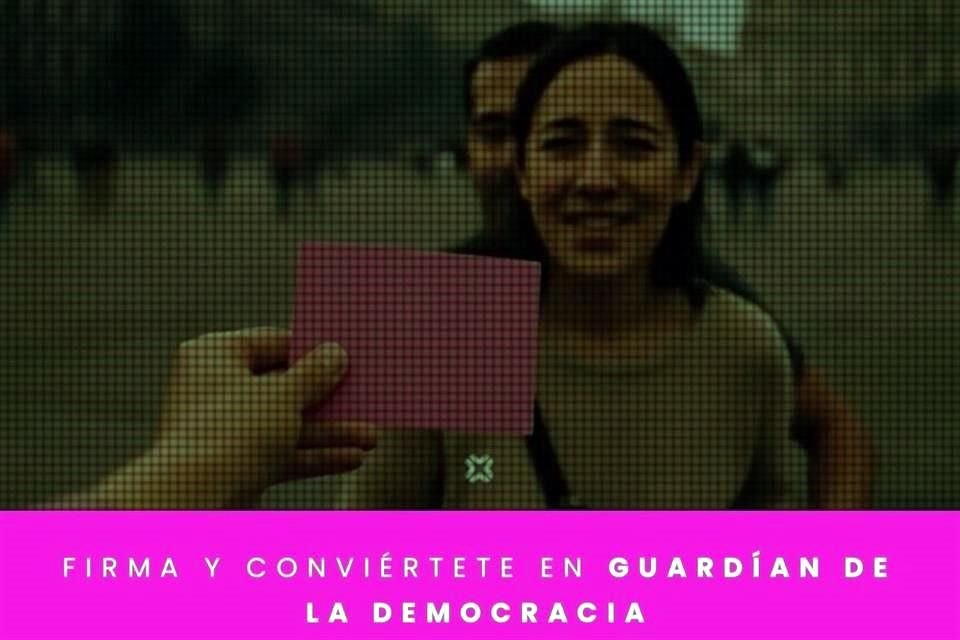 Con el lema 'Salvemos la Democracia', se busca juntar 130 mil firmas de ciudadanos inscritos en el padrón electoral.