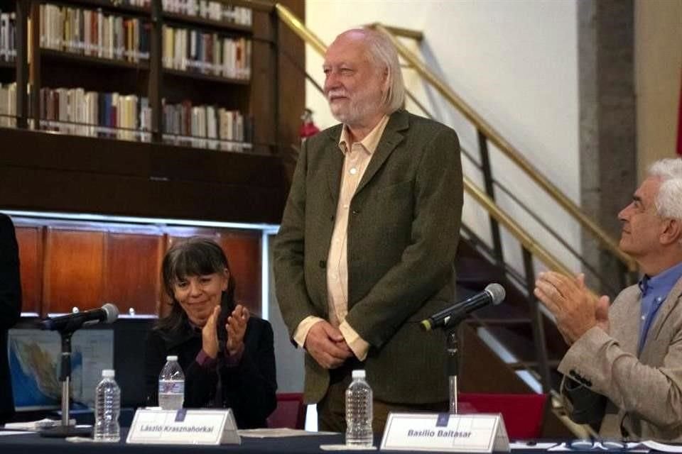 On December 4, 2024, Hungarian writer László Krasznahorkai visited Guadalajara to give his acceptance speech for the 2024 Formentor Prize for Literature.