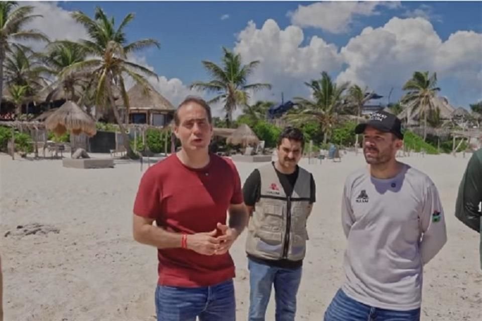 Ante la baja afluencia de turismo, el Alcalde de Tulum, Diego Castañón, lanzó un programa de acceso libre a playas, pero con restricciones.