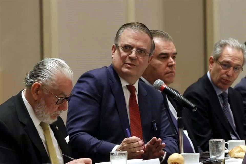 Ebrard aclaró que no se van a modificar el 100 por ciento de los aranceles.