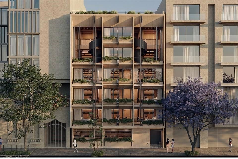 La funcionalidad del edificio es evidente en cada trazo.