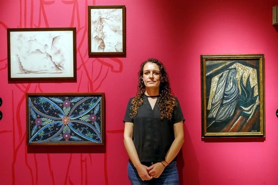 La curadora Mariana Madrigal explica que esta exhibición es 'una lectura específica dentro de un acervo mucho más amplio'.