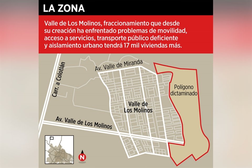 Zapopan recibió la orden judicial de conceder el primer permiso para un nuevo desarrollo de hasta 17 mil viviendas en Valle de Los Molinos.