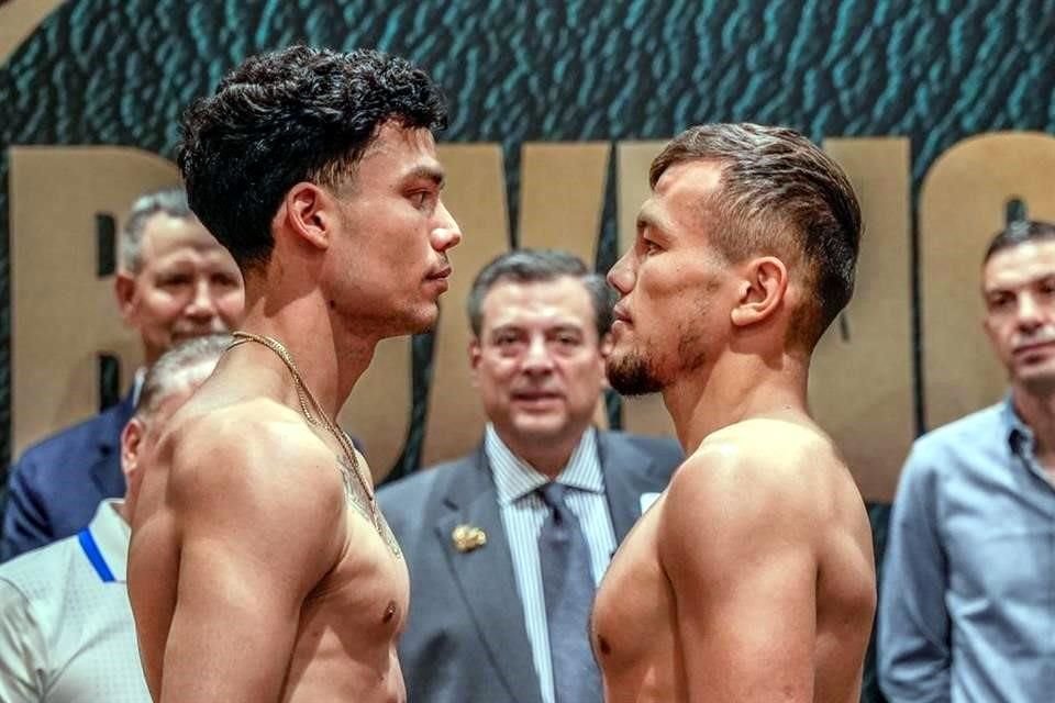 Misael Cabrera (izq.) se medirá ante Mujibillo Tursunov, de Uzbekistán.
