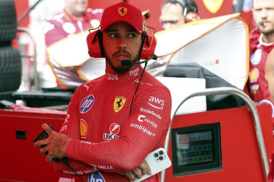 Hamilton ha batallado en su primera temporada en Ferrari.