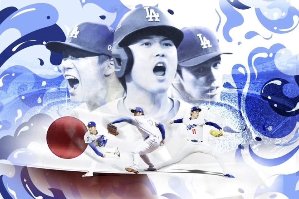 Los japoneses Shohei Ohtani, Yoshinobu Yamamoto y Roki Sasaki marcan diferencia y son cartas fuertes de Dodgers para ir a la Serie Mundial.