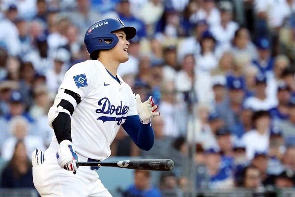Shohei Ohtani anotó la primera carrera del partido, aunque el japonés se ponchó en 2 ocasiones y se fue de 4-1.