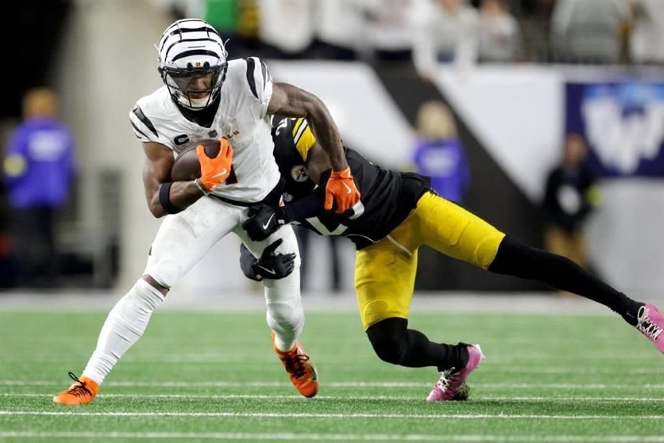 Ja'Marr Chase tuvo números de 161 yardas en 16 recepciones.