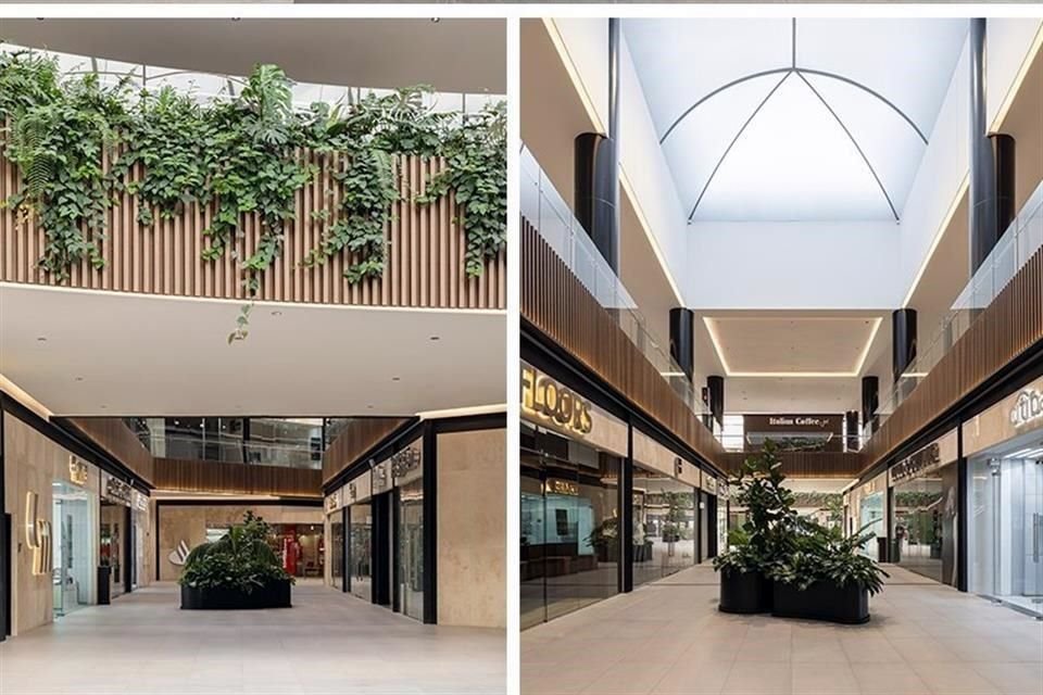 Videowalls y elementos digitales introducen una narrativa visual que actualiza el lenguaje arquitectónico del conjunto.