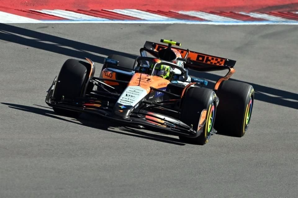 El único McLaren que subió al podio fue el de Lando Norris.