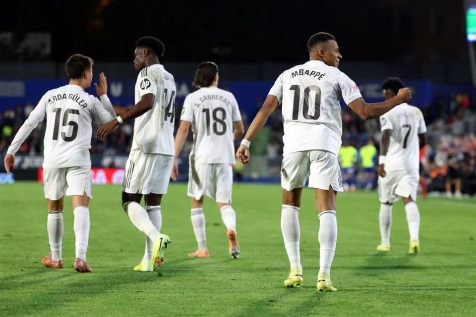 Kylian Mbappé hizo el único tanto del triunfo del Real Madrid sobre el Getafe.