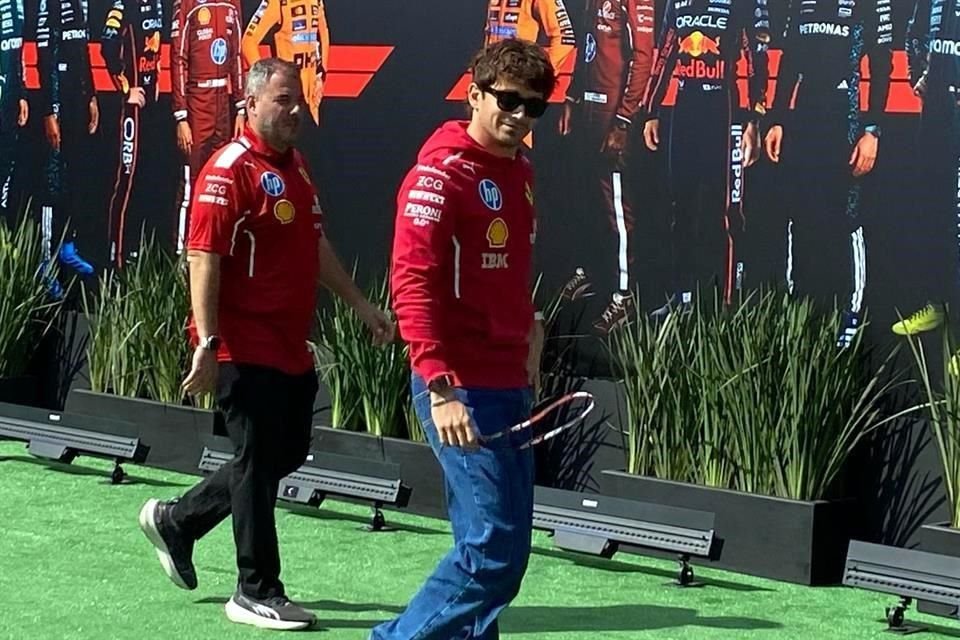 Leclerc espera lucir en la pista mexicana.