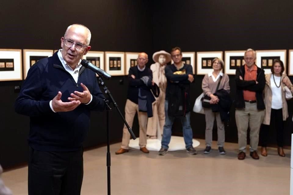 Antonio Saborit, director del Museo Nacional de Antropología, durante su visita al Museo del Pueblo de Asturias, enmarcada en la semana de actividades de los galardonados.