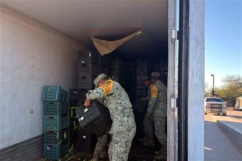 Cajas de chiles servían de fachada para ocultar más de una tonelada de narcóticos que fueron asegurados en Sonora por el Ejército Mexicano y la Guardia Nacional (GN).
