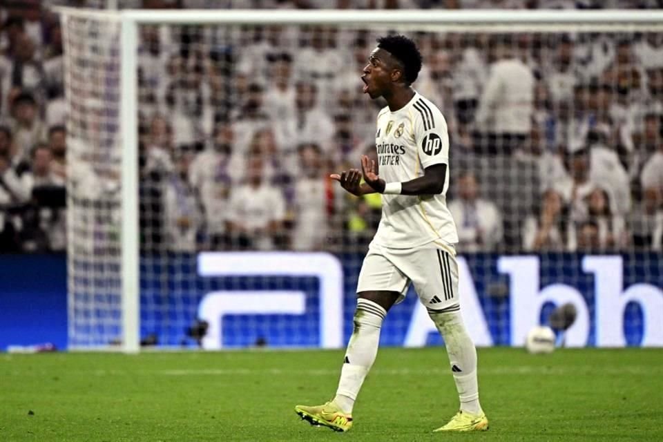 A Vinícius Jr. no le gustó nada salir de cambio.